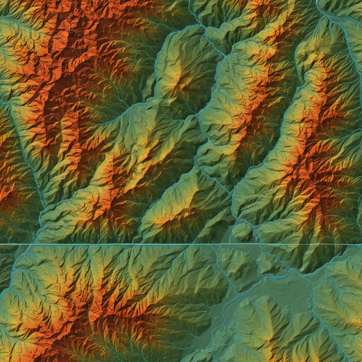 detailed topographic map background